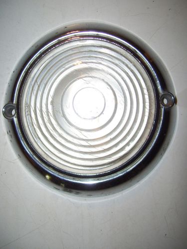 1949 dodge parking light lens &amp; chrome bezel 197833 dodaa      - - d273