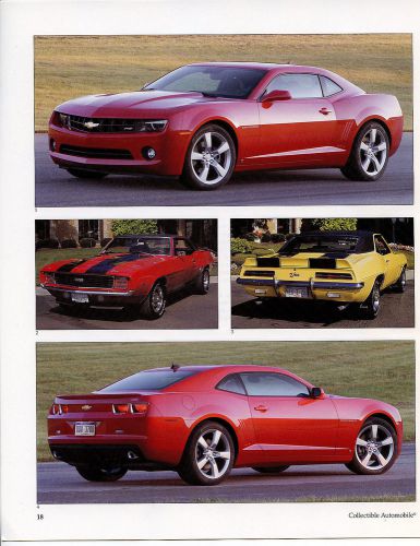 2010  chevrolet camaro development &amp; styling 12 page color article