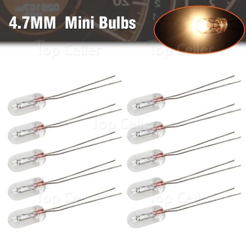 10 x mini bright incandescent lamps odometer cluster bulbs 12v-14v 95ma