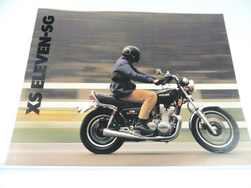 1980 yamaha xs eleven-sg 1100 special motorcycle brochure -xs eleven-yamaha