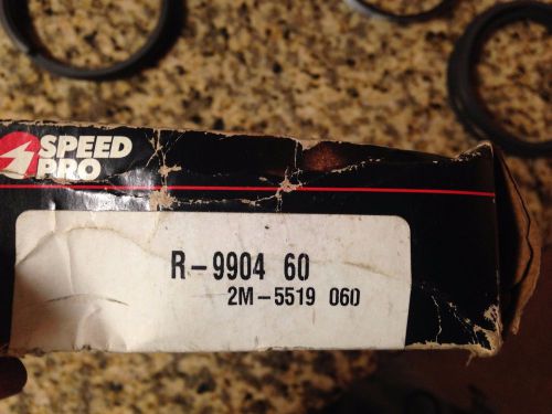 Speed pro piston rings part # r9904 060 and 2m-5519 060