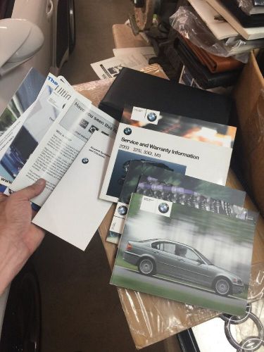 Bmw 2003 3 series e46 complete owners manual set