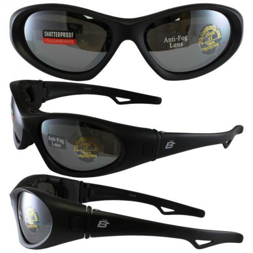 Birdz gull floating jet ski glasses convert to goggles smoke mirror lenses