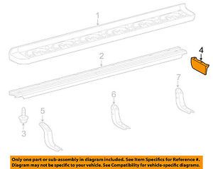 Toyota oem 10-16 4runner-running board protector right 7586160030