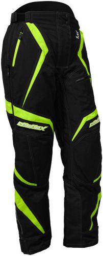 Castle womens hi-vis/black fuel g5b snowmobile pants snow snowcross