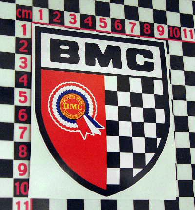 Bmc decal mini cooper s austin a30 a40 a35 healey - loads more british in shop!