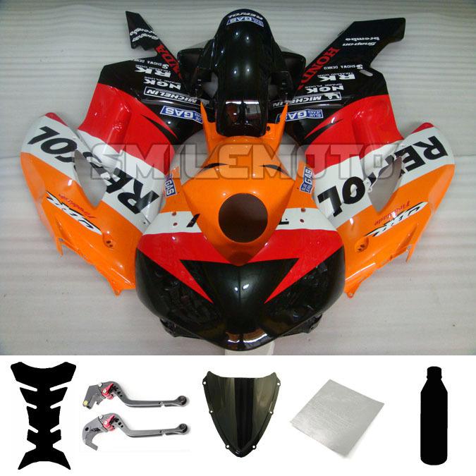 Bundle of injection fairing windscreen lever for honda 2004 2005 cbr 1000 rr pal