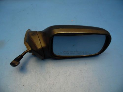 88-91 honda crx oem right passenger side door mirror stock factory flat black