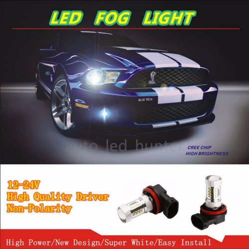 2pcs white high power cree 80w led fog light for 1997-1998 ford f-150