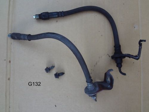 1987 - 1993 mustang 2.3 front brake lines &amp; brackets oem sku# g132