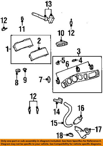 Buick gm oem 25740989 switch, headlight/headlight switch