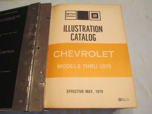 1965-1975 chevrolet chevelle camaro nova parts &amp; illustration catalog nos gm