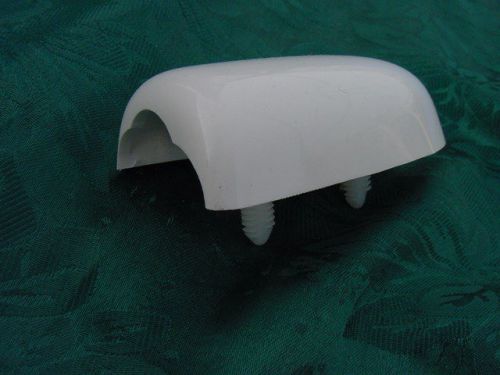 Sea ray rub rail transom end cap white w christmas tree studs 3-3/4&#034; long a pair