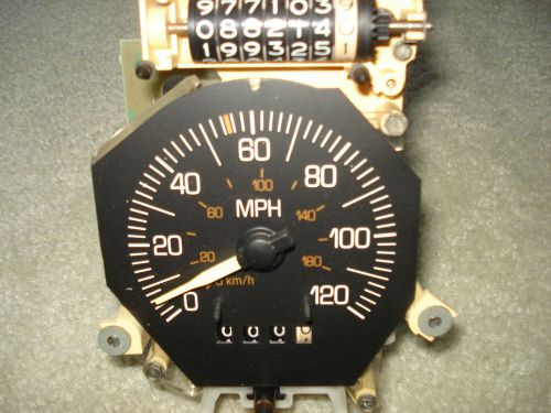 Pontiac fiero gt 1986-88 120 mph speedometer oem