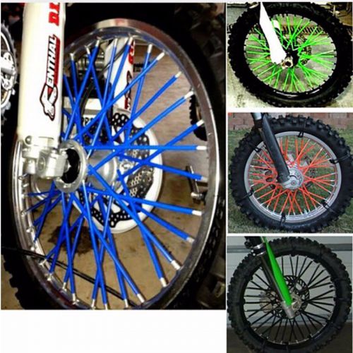 Moto spoke wrap kit skins covers custom dirt bike motocross kawasaki honda ktm