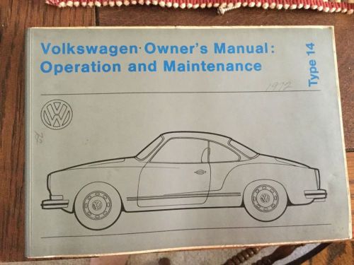 Karmann ghia glove box manual