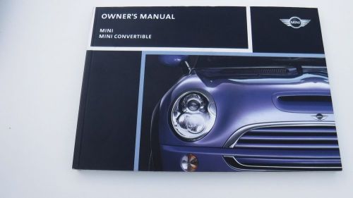 2005/2006 mini cooper/convertible owners manual kit free shipping