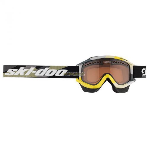 2017 ski-doo helium goggles by scott - yellow