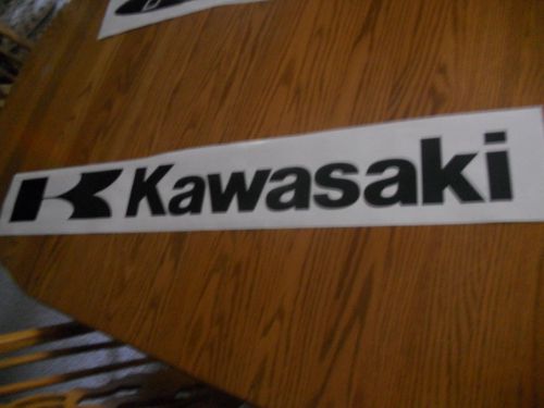 3 - 28x3 kawasaki decals sticker quad atv motorcross jet ski bike any color