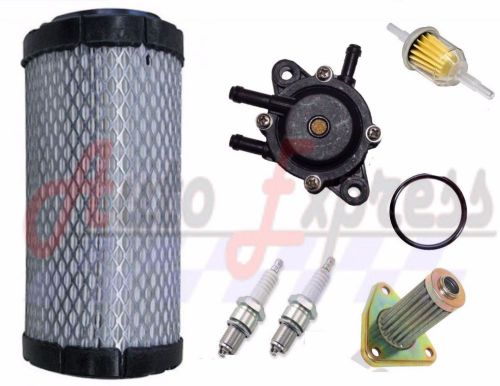 Ezgo txt st350 gas golf cart tune up kit 96-up fuel pump spark plug air filter