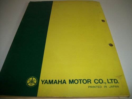 Yamaha service manual parts list l5t c4