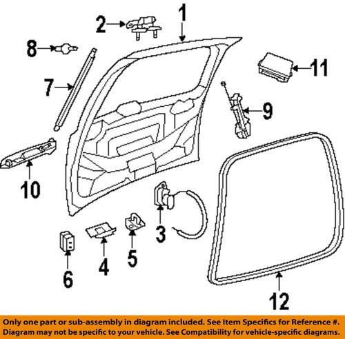 Mopar oem 4894596ab lift gate-motor & gear