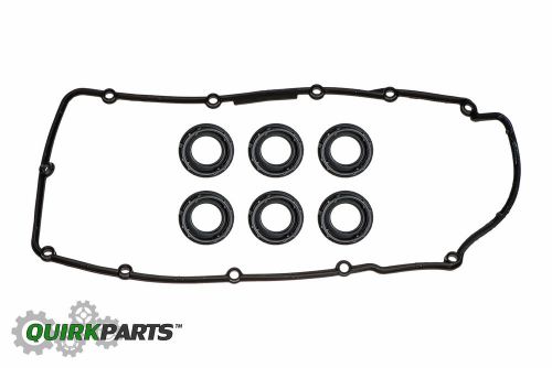 Oem vw volkswagen valve cover gasket &amp; spark plug o-rings kit jetta touareg new