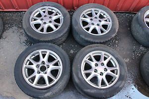 00-02 camaro z28 16x8 factory chrome aluminum wheels w/ sumic tires used