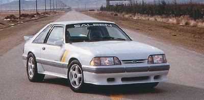 Ford fox body real silver or white windshield banner 1984 1987 1990 1993 saleen