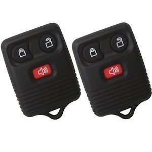 Two new keyless entry remote 3 button key fob clicker for ford lincoln (2xf3b)