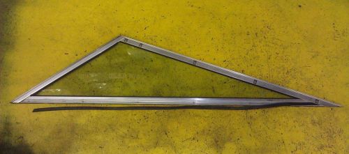 Genuine water bonnet left / port side glass / frame