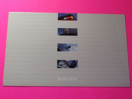 1987  volvo 240 - 700  series showroom sales brochure...8 page foldout