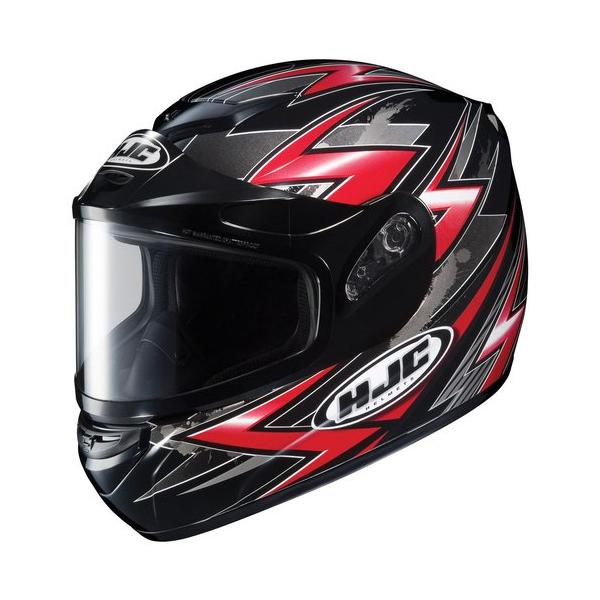 Hjc cs-r2 xl thunder red dual lens snowmobile snow csr2 helmet extra-large xlg