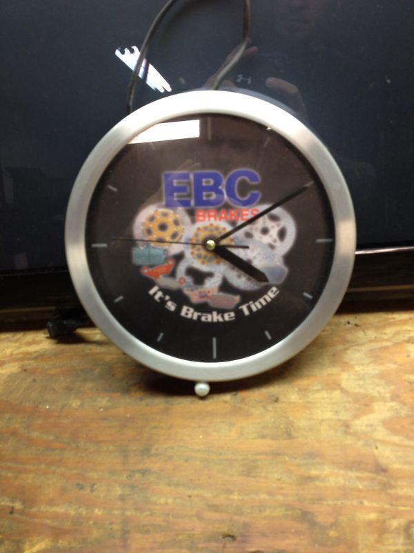 Ebc light up garage man cave clock brand new