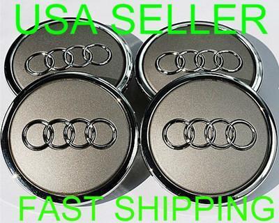 4pcs audi a3 a4 a6 rs4 wheel center hub cap 4b0 601 170 a   new set