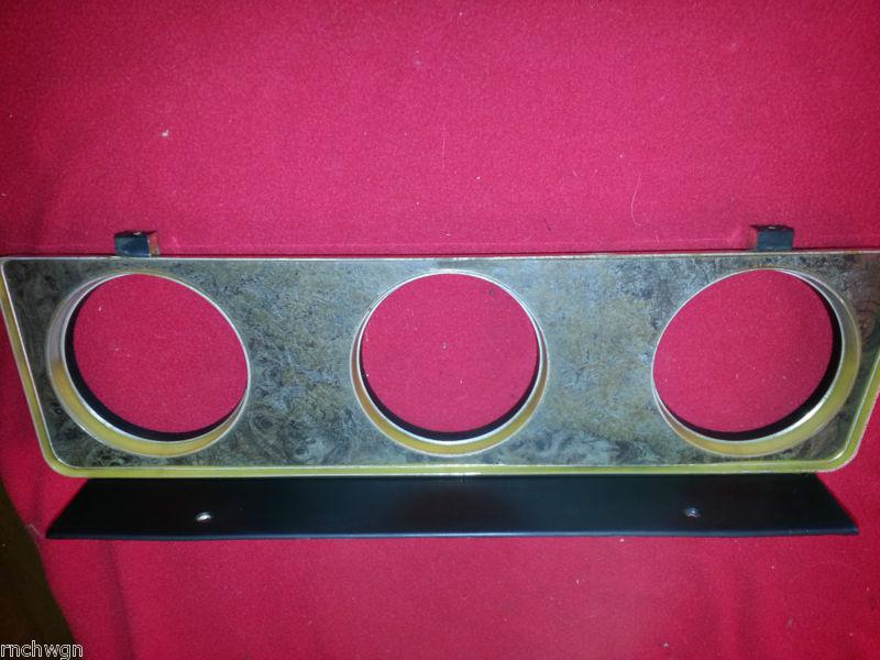 1970-72 oldsmobile cutlass 442 original gm instr cluster trim panel driver cond