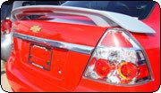 Painted chevrolet aveo custom spoiler 2007-2011