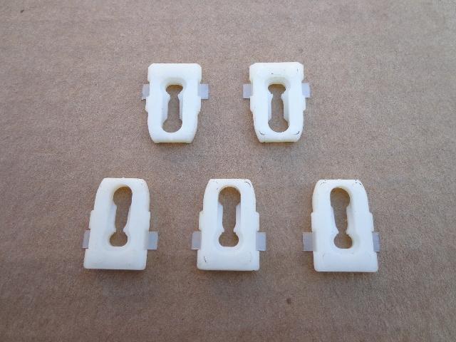 5 nos 1973-1974 dodge quarter window moulding fasteners #6003183 080-11