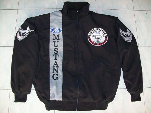 1new mustang 45th anniversary fan jacket black gray jacket jacket jas jacca-