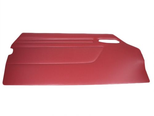 Set of door panels - red for mercedes r107 / c107