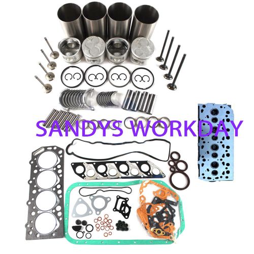 4d36 overhaul rebuild kit &amp;cylinder head for mitsubishi