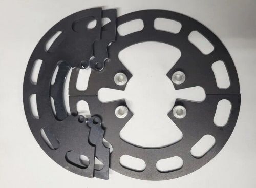 Racing go kart 6.75&#034; aluminum gear guard set fits 44 - 53 sprocket 50mm axle pmi