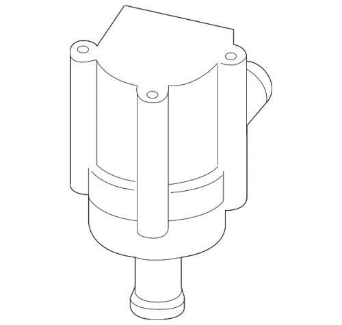 Genuine volkswagen auxiliary pump 5q0-965-561-b