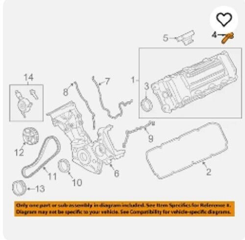 Pkg 20 2012-18 ford f250 f350 sd valve left right cover stud grommet cc3z6c519a