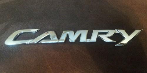 Toyota camry emblem trunk