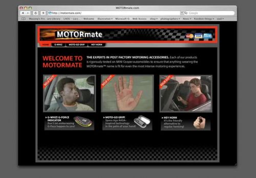 Motormate moto-go grip black new with case car handle grip 2005