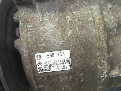 Climate pump ac compressor citroën c4 sedan (lc) 2008 598754-