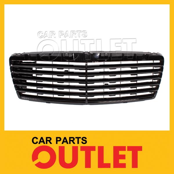 1998 1999 mercedes e430 e320 grille insert black plastic e55 amg 96-97 e300 w210