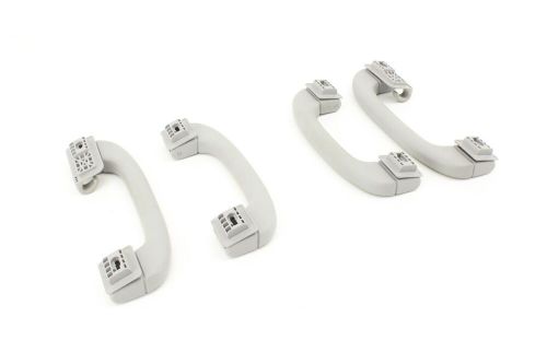 04-07 bmw 530i e60 interior grab handle set of 4 gray oem