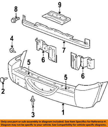 Jeep oem 5066317af rear bumper-bumper cover